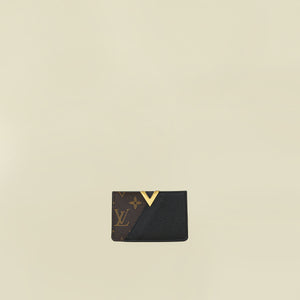 Louis Vuitton Brown Monogram Black Kimono Card Holder