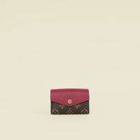Louis Vuitton Monogram Fuchsia Sarah Multicartes Wallet