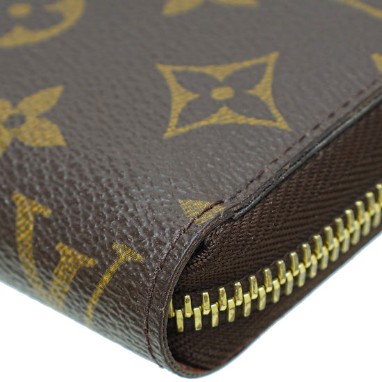Louis Vuitton Monogram Zippy Around Wallet