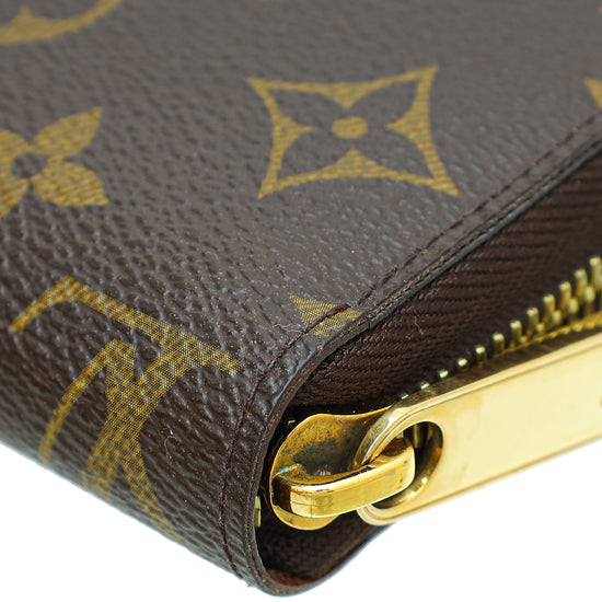 Louis Vuitton Monogram Zippy Around Wallet