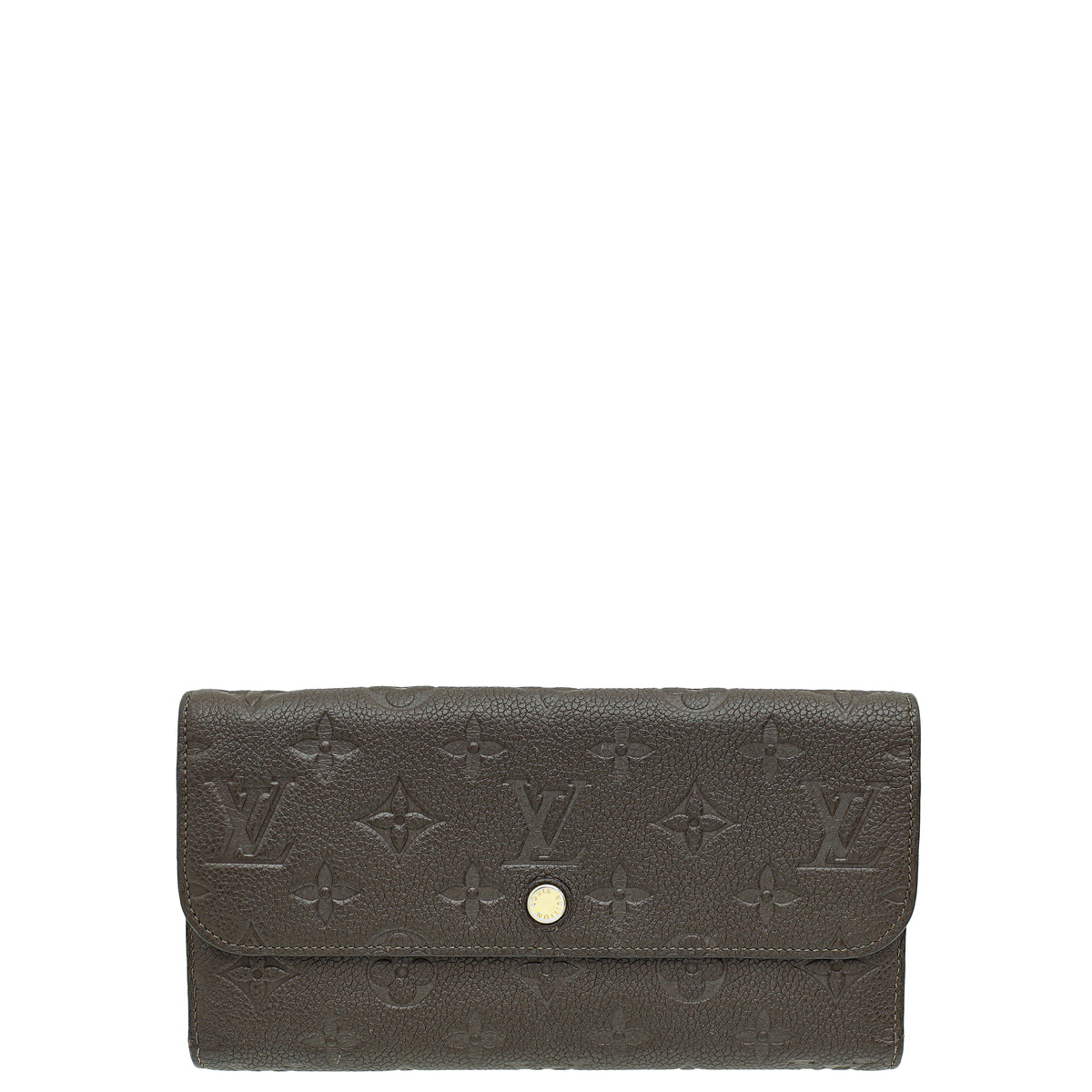 Louis Vuitton Terre Monogram Empreinte Virtuose Wallet W/ A.T Initials-Louis Vuitton-THE CLOSET