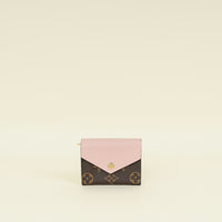 Louis Vuitton Monogram Rose Ballerine Zoe Wallet