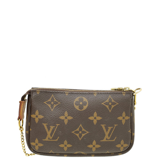 Louis Vuitton Brown Monogram Mini Pochette Accessoires