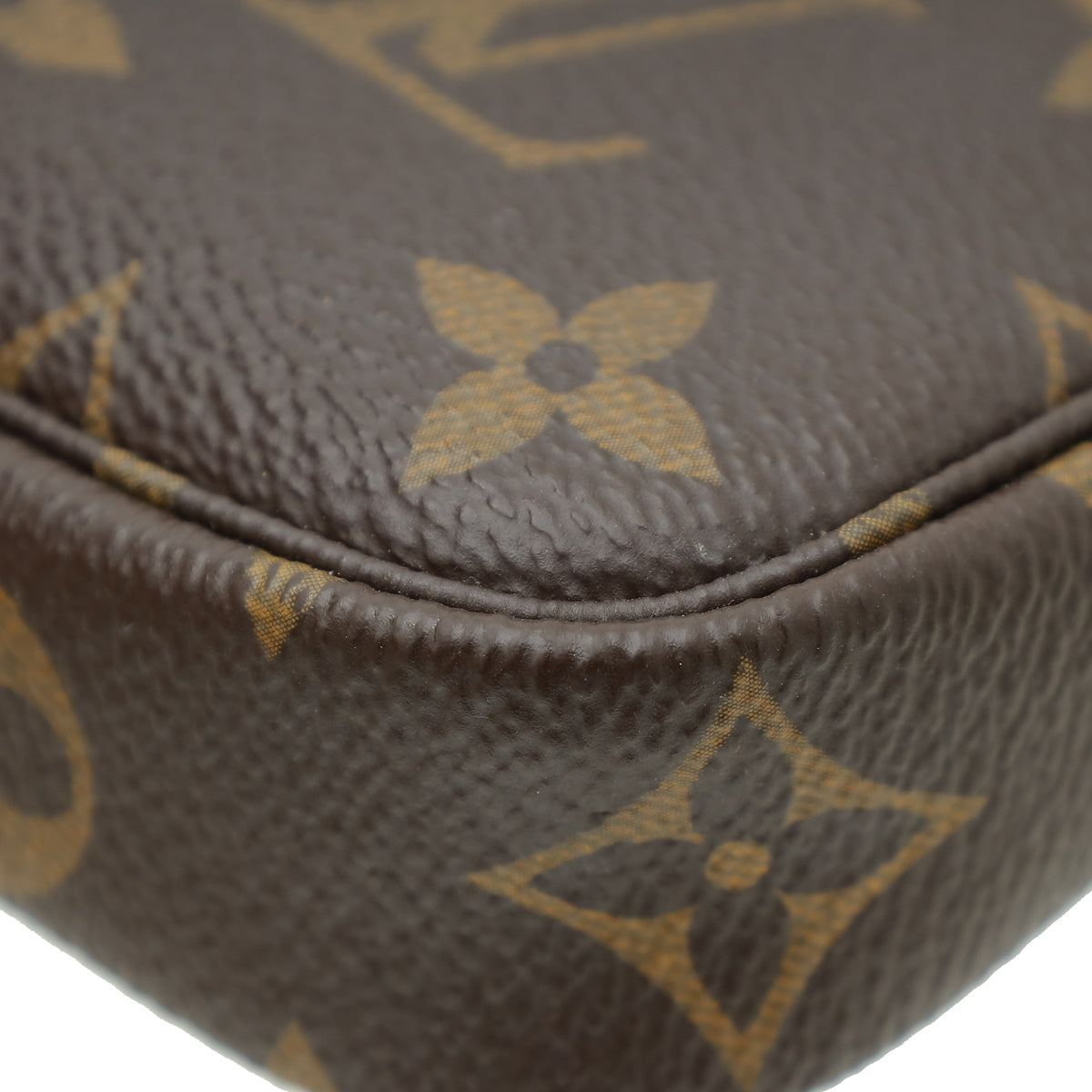 Louis Vuitton Brown Monogram Mini Pochette Accessoires