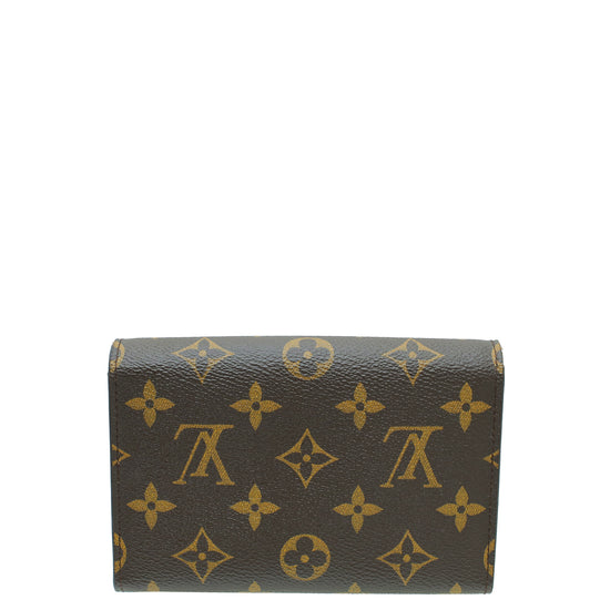 Louis Vuitton Brown Monogram Sarah Compact Wallet