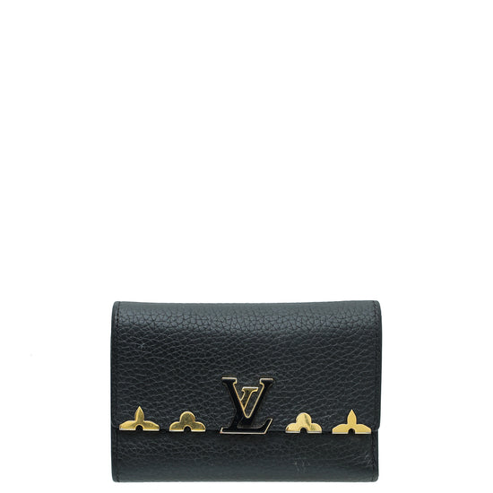 Louis Vuitton Black Taurillon Leather Maxi Capucines Wallet Louis Vuitton