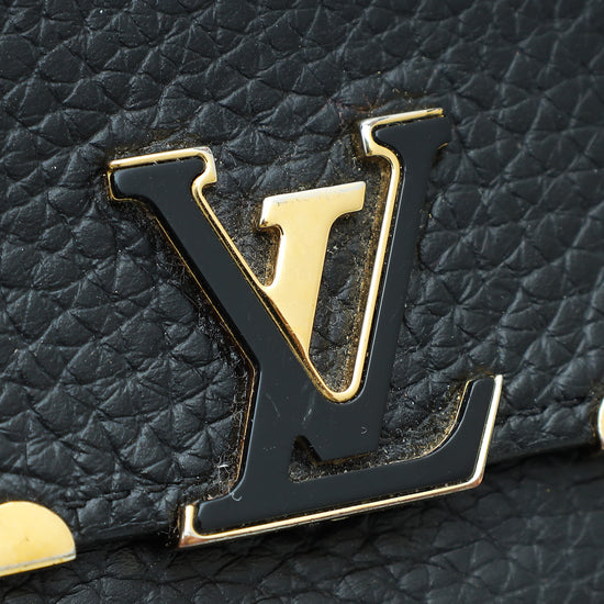 Louis Vuitton Studded Capucines Compact Wallet