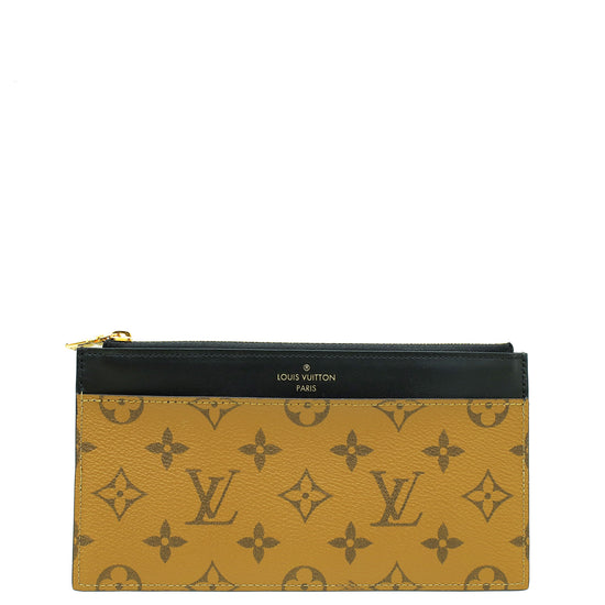 Louis Vuitton Monogram Reverse Slim Purse