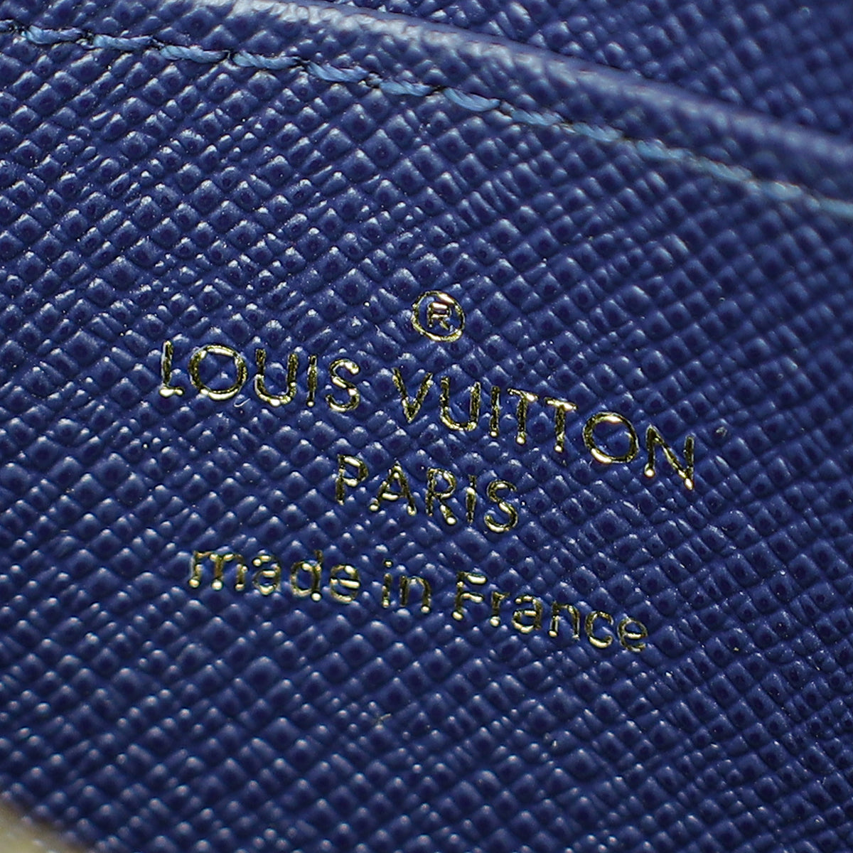 Louis Vuitton Blue Owl Zippy Coin Wallet