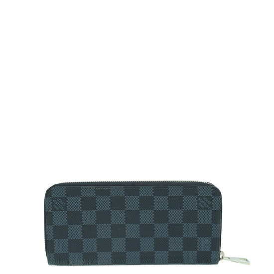 Louis Vuitton Damier Graphite Zippy Vertical Wallet /W MK7 Initials