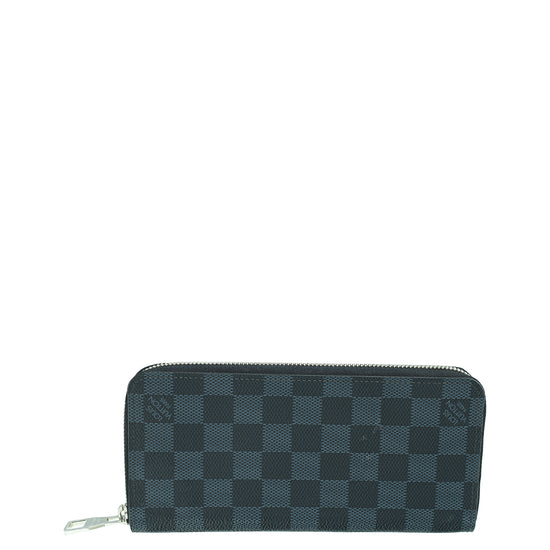 Louis Vuitton Damier Graphite Zippy Vertical Wallet /W MK7 Initials