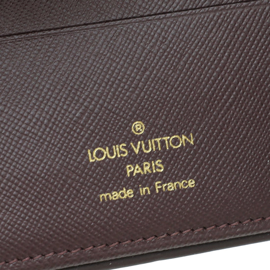 Louis Vuitton Sepia Mini Lin Compact Wallet