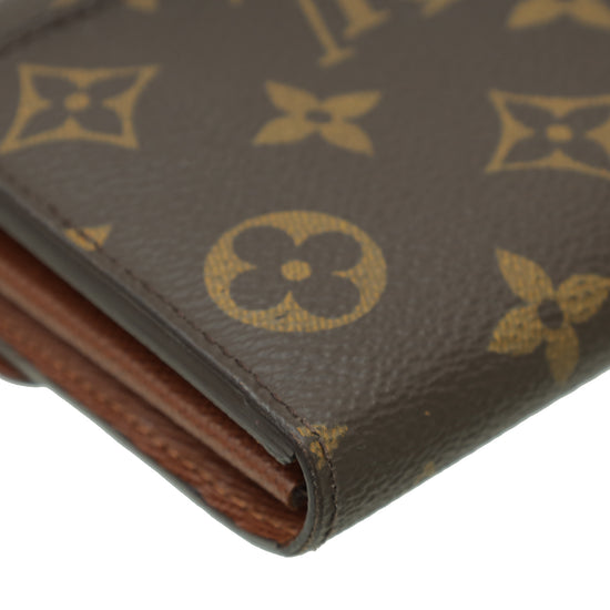 Louis Vuitton Monogram Sarah Wallet W/T,M Initials