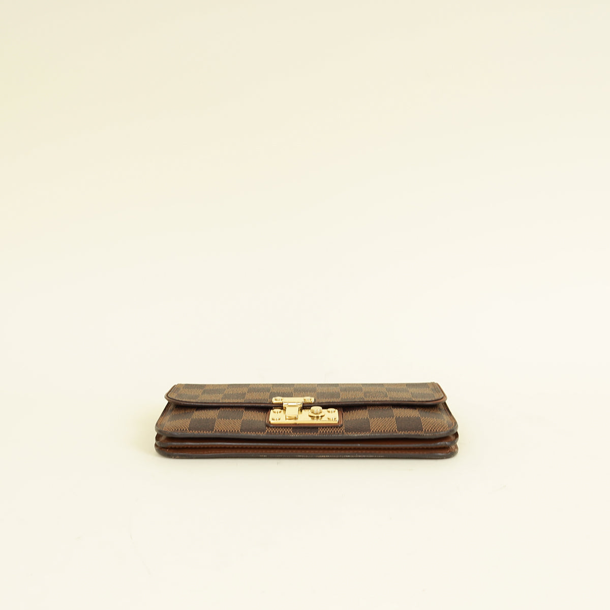 Louis Vuitton Damier Ebene Ascot Wallet w/ SMR Initial