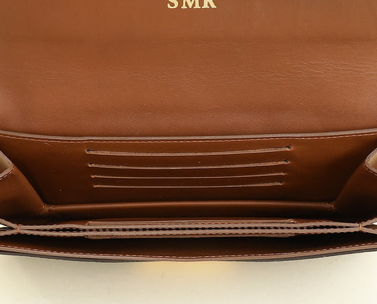 Louis Vuitton Damier Ebene Ascot Wallet w/ SMR Initial