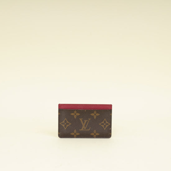 Louis Vuitton Monogram Fuchsia Card Holder
