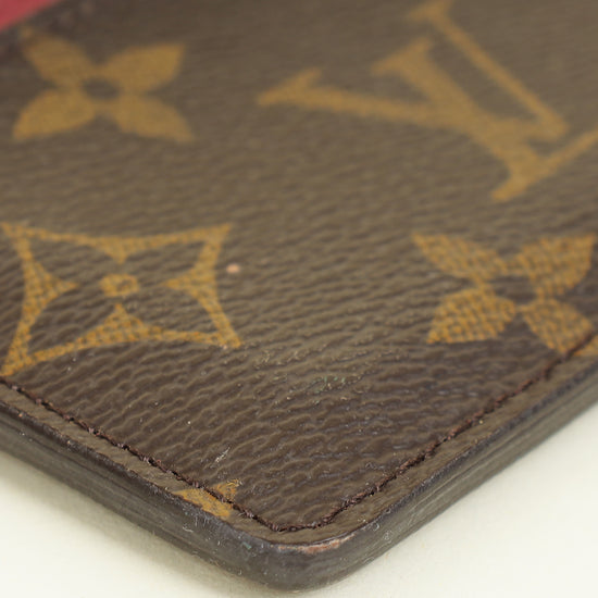 Louis Vuitton Monogram Fuchsia Card Holder