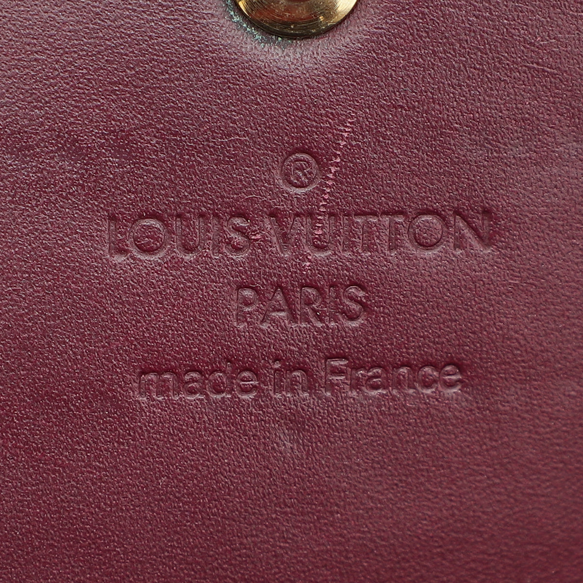 Louis Vuitton Rouge Fauviste Monogram Vernis Sarah Wallet