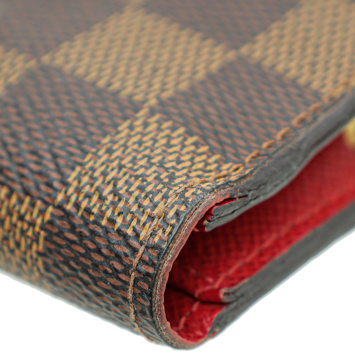 LOUIS VUITTON Insolite Damier Ebene Wallet Brown