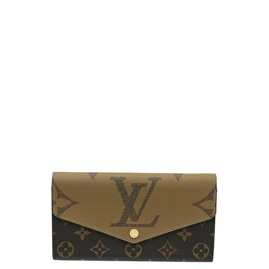 Louis Vuitton Monogram Reverse Sarah Wallet – The Closet