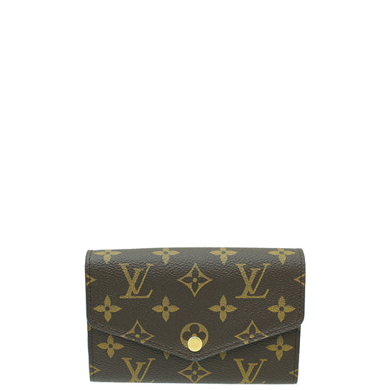 Louis Vuitton Brown Monogram Compact Sarah Wallet