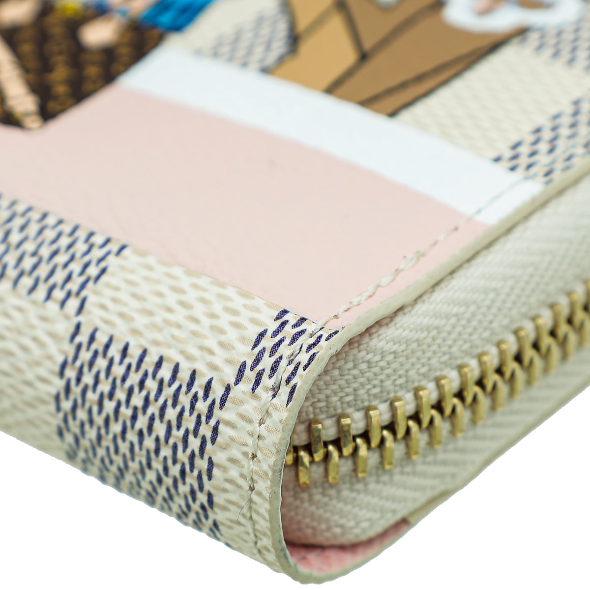 Louis Vuitton Azur Multicolor Playful Birds Zippy Wallet