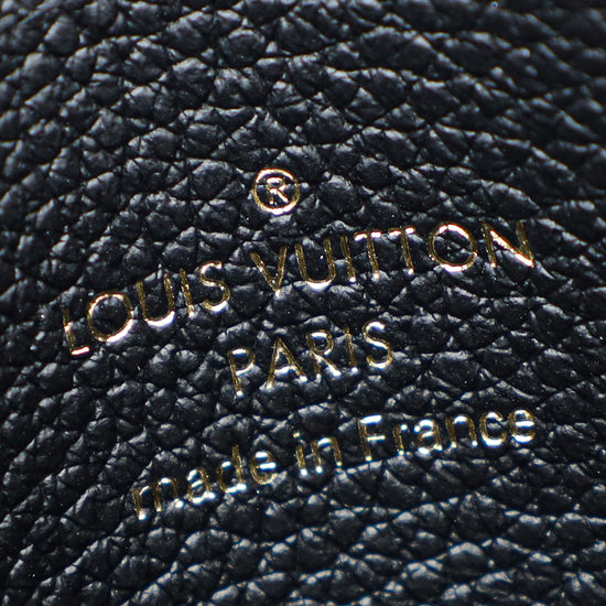 Louis Vuitton LV Charms Card Holder Black in Monogram Empreinte
