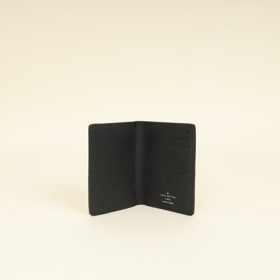 Louis Vuitton Black Pocket Organiser-Louis Vuitton-THE CLOSET