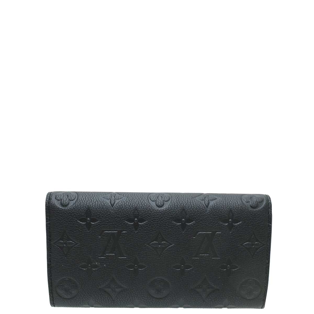 Louis Vuitton Black Monogram Empreinte Sarah Wallet