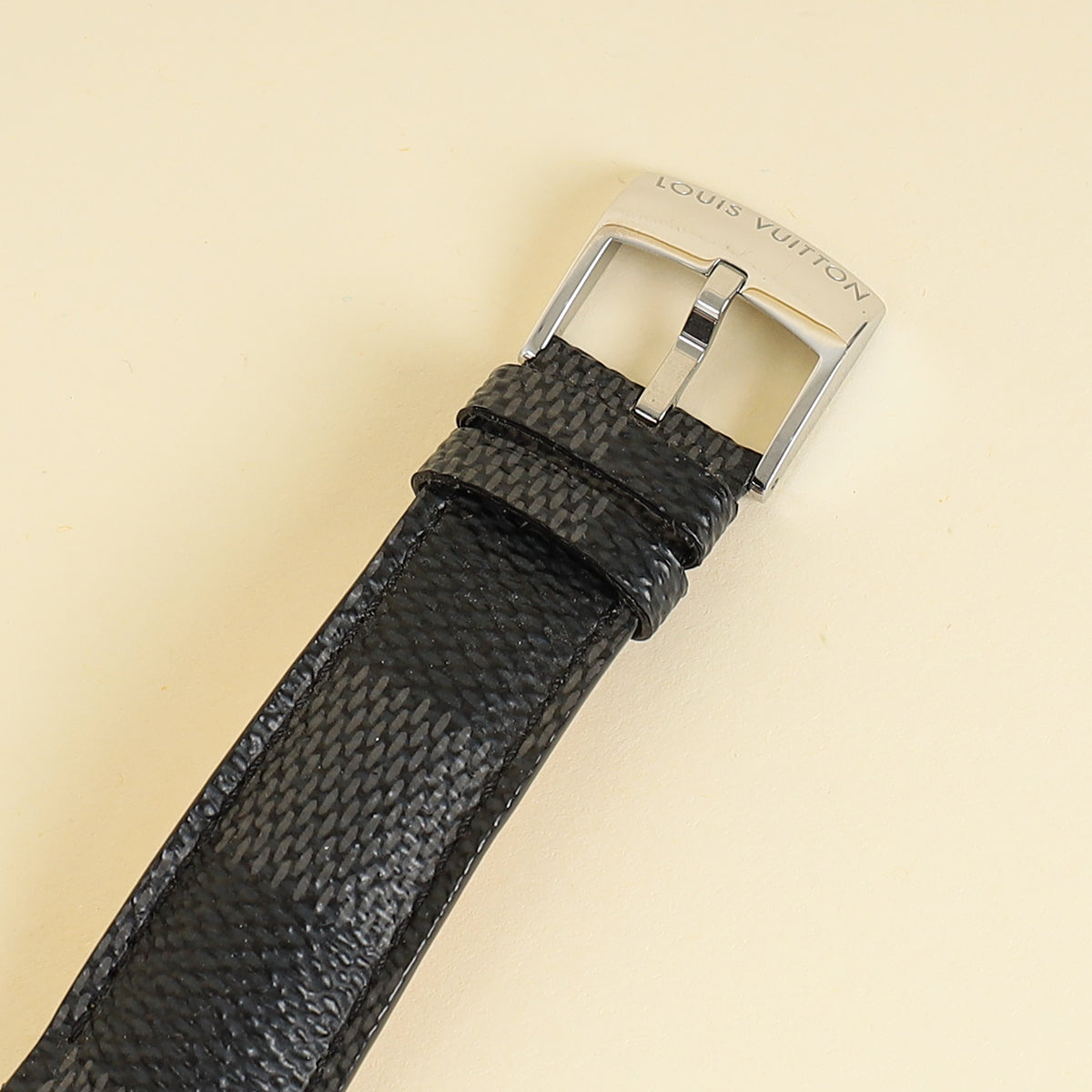 Louis Vuitton Stainless Steel Tambour GMT Automatic 41.2mm Men's Watch