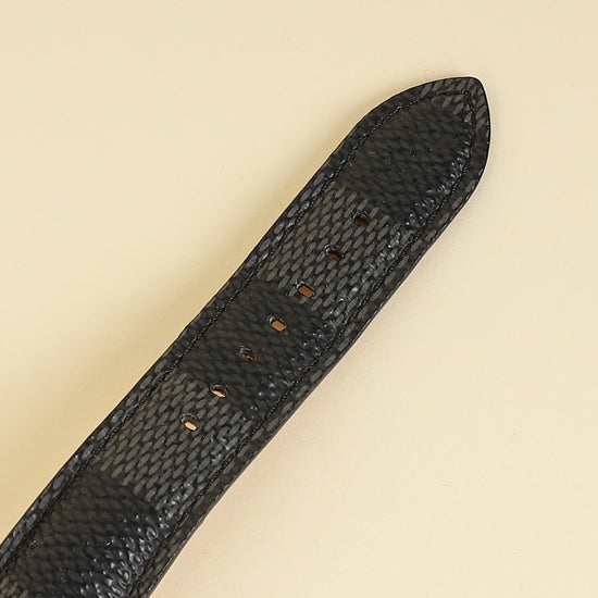 Louis Vuitton Stainless Steel Tambour GMT Automatic 41.2mm Men's Watch