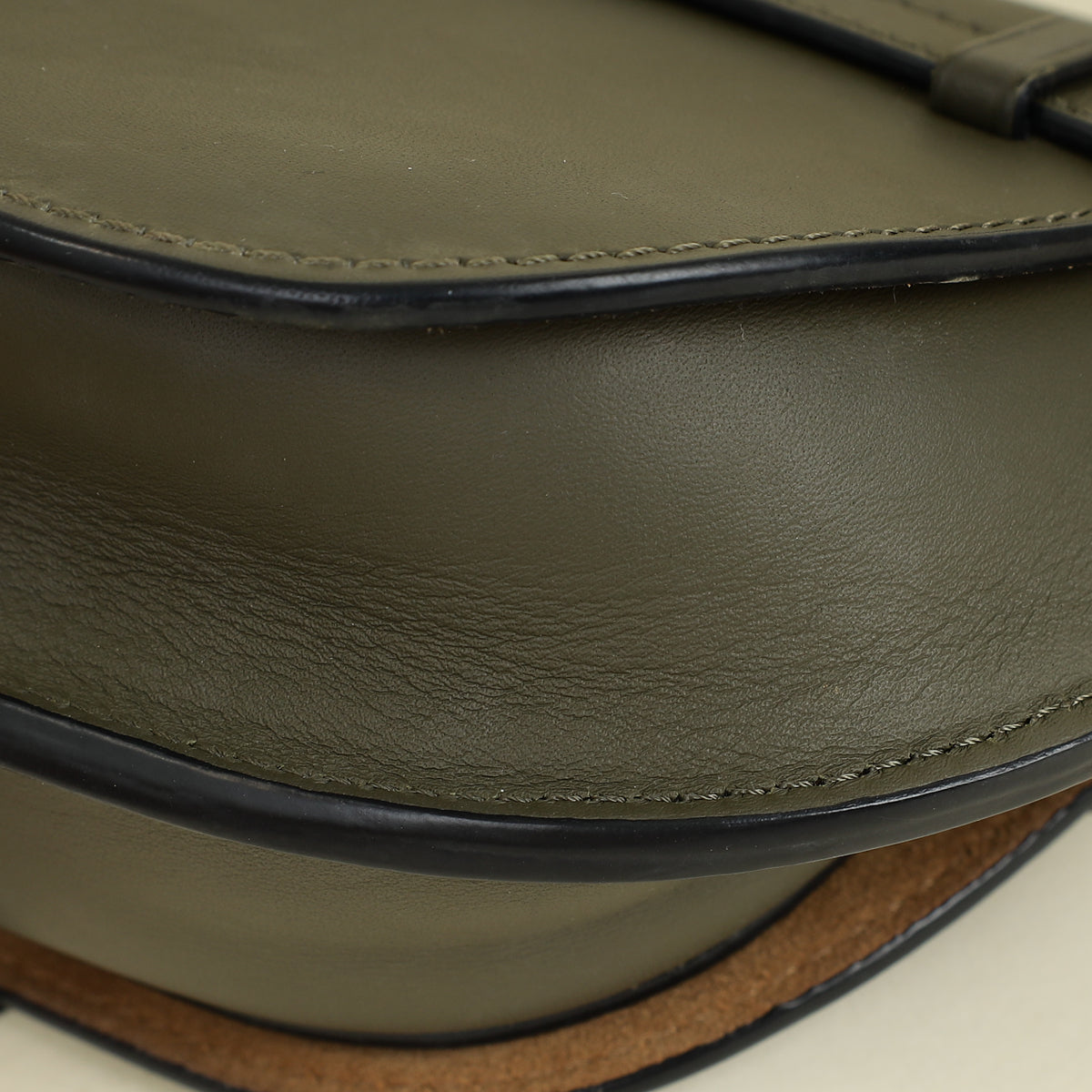 Loewe Khaki Mini Gate Dual Bag