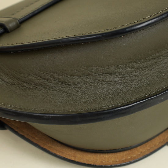 Loewe Khaki Mini Gate Dual Bag
