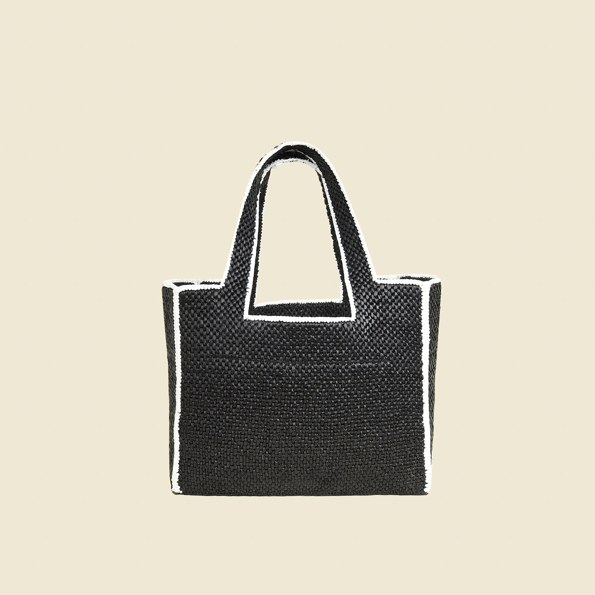 Loewe Bicolor Raffia Large LOEWE Font Tote Bag