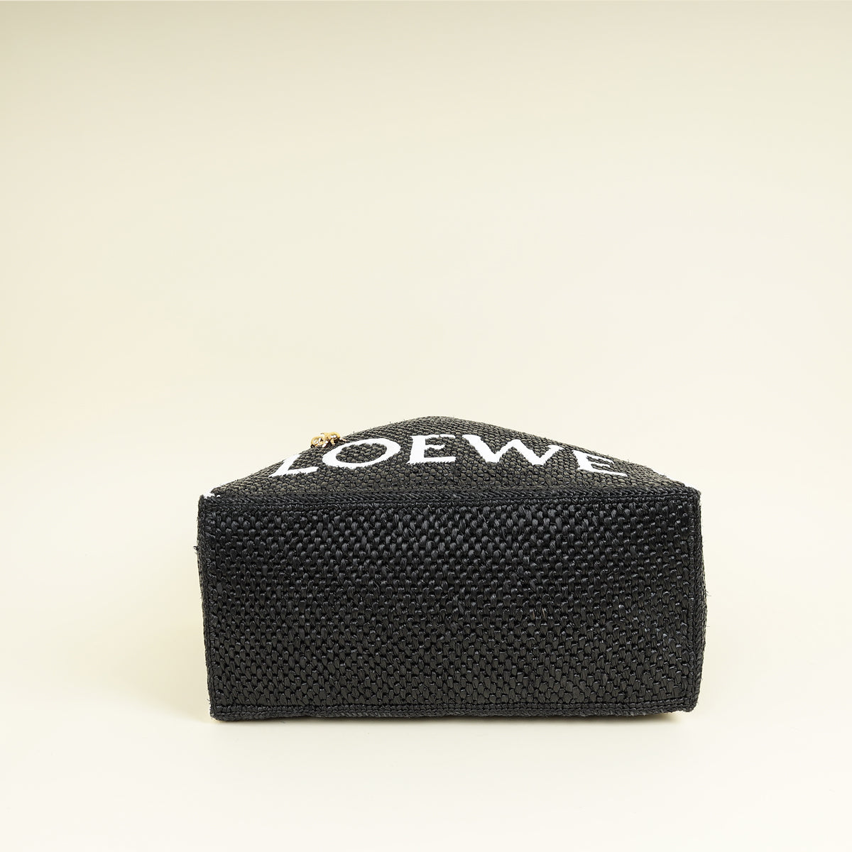 Loewe Bicolor Raffia Large LOEWE Font Tote Bag