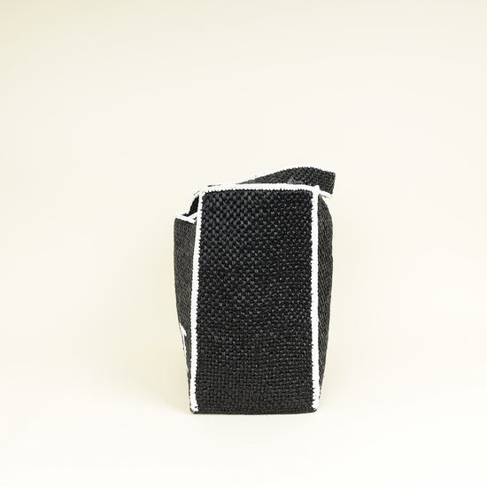 Loewe Bicolor Raffia Large LOEWE Font Tote Bag