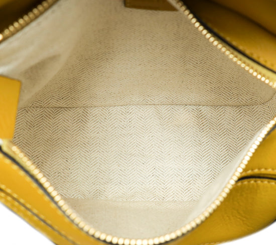 Loewe Bicolor Mini Puzzle Edge Top-Handle Bag