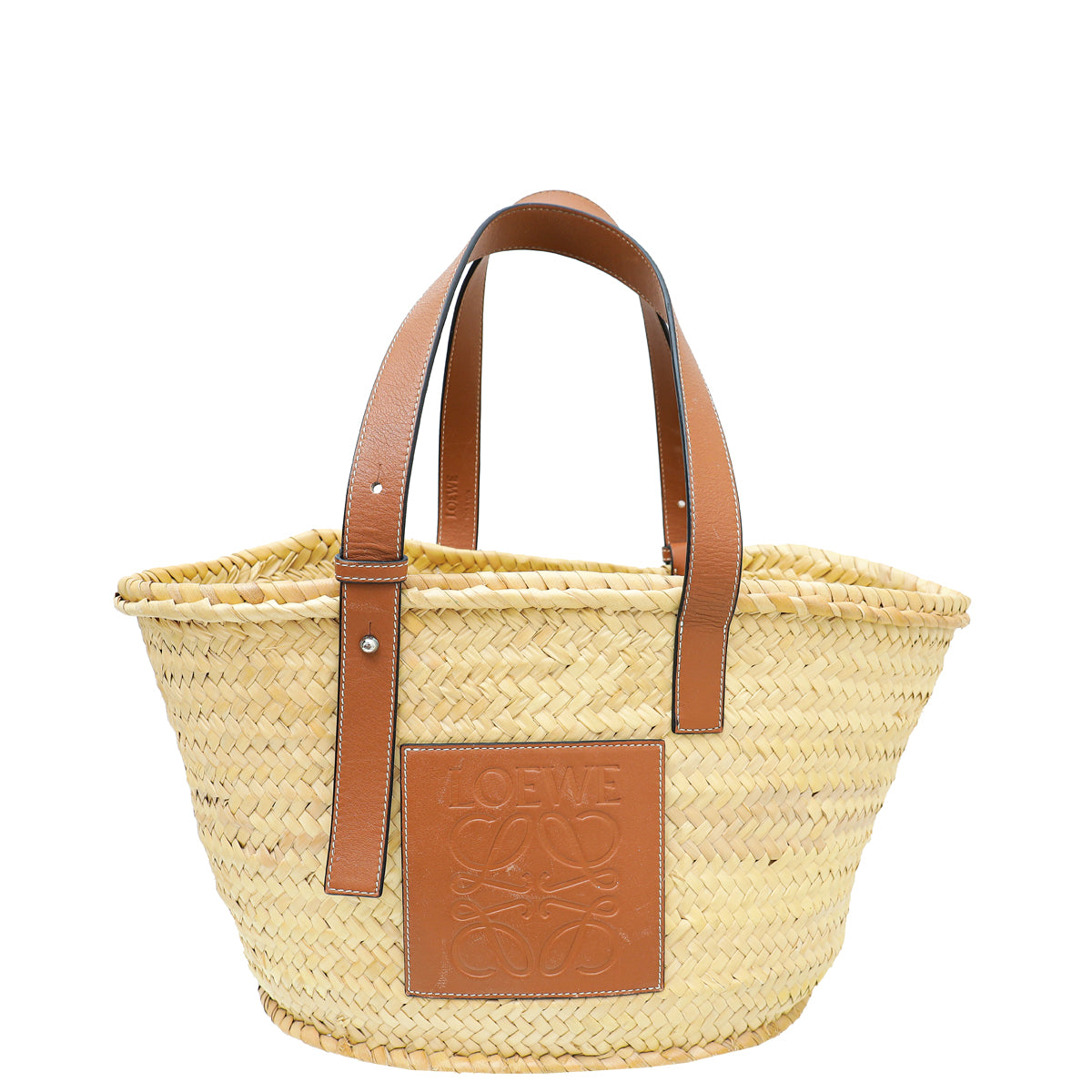 Loewe Bicolor Basket Bag-Loewe-THE CLOSET