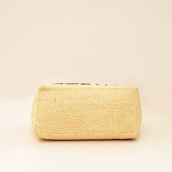 Loewe Natural Medium Font Tote Bag-Loewe-THE CLOSET