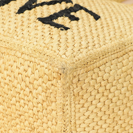 Loewe Natural Medium Font Tote Bag-Loewe-THE CLOSET