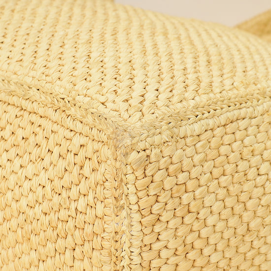 Loewe Natural Medium Font Tote Bag-Loewe-THE CLOSET