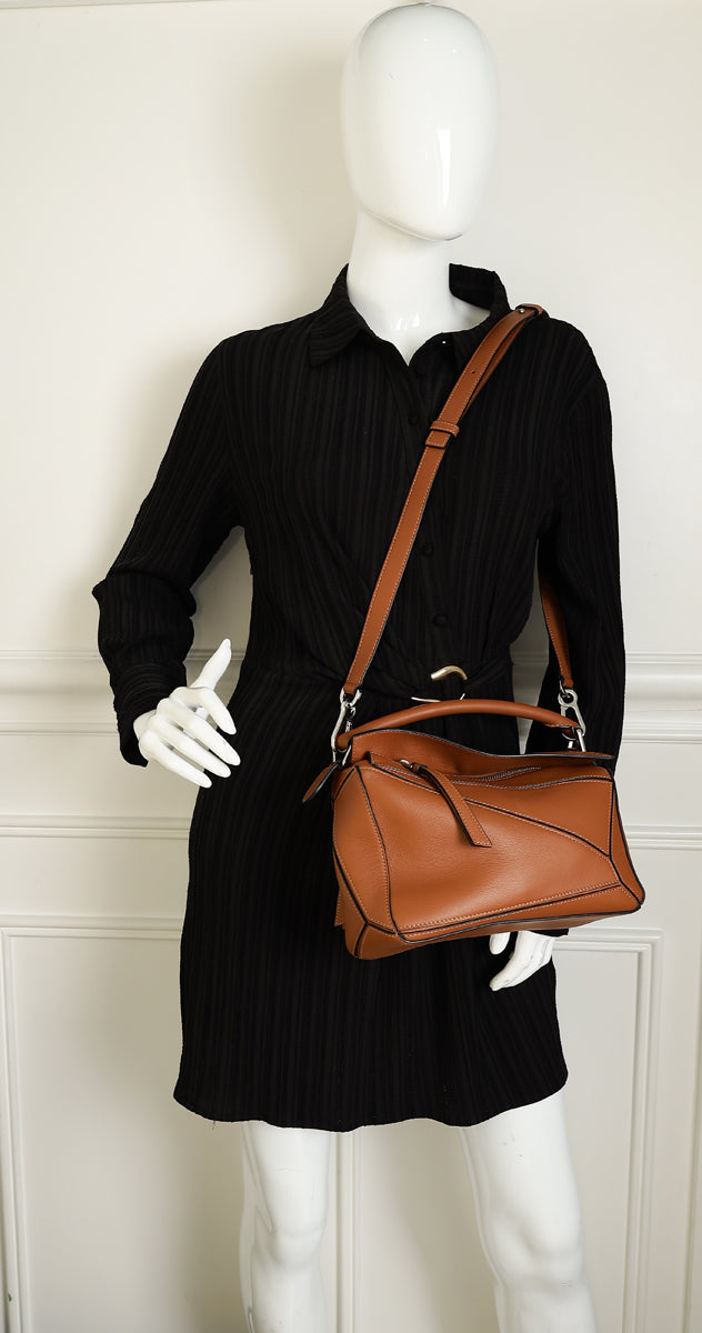 Loewe Brown Puzzle Edge Small Bag