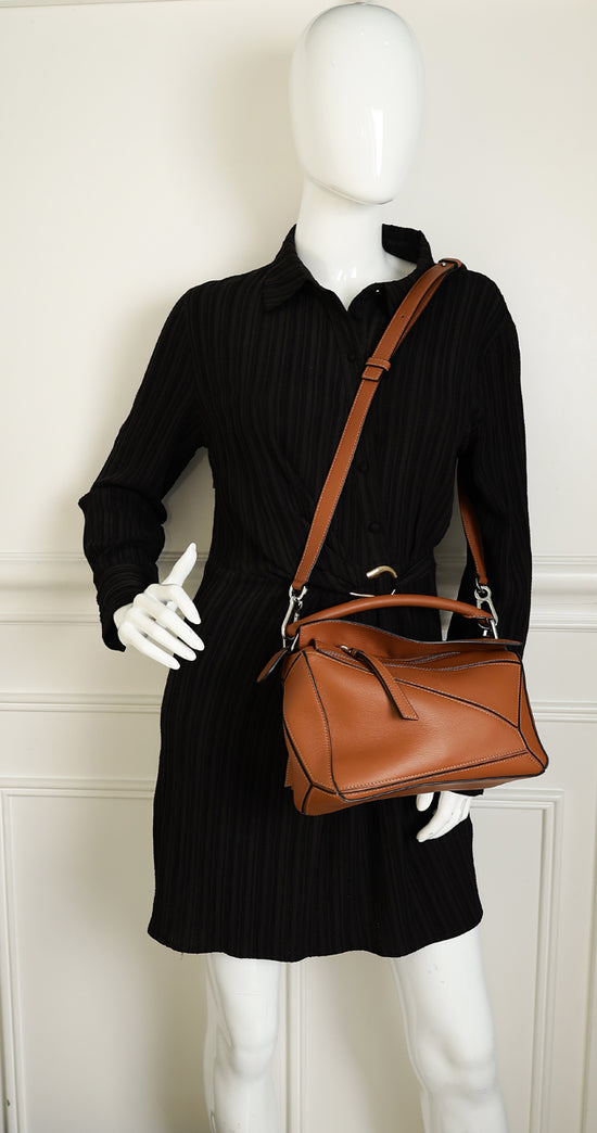 Loewe Brown Puzzle Edge Small Bag