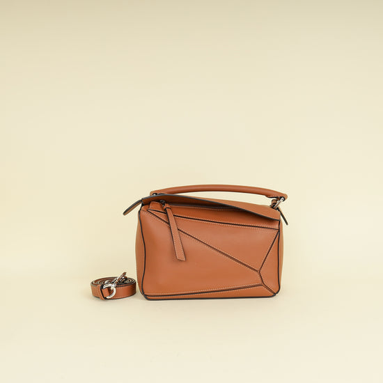 Loewe Brown Puzzle Edge Small Bag