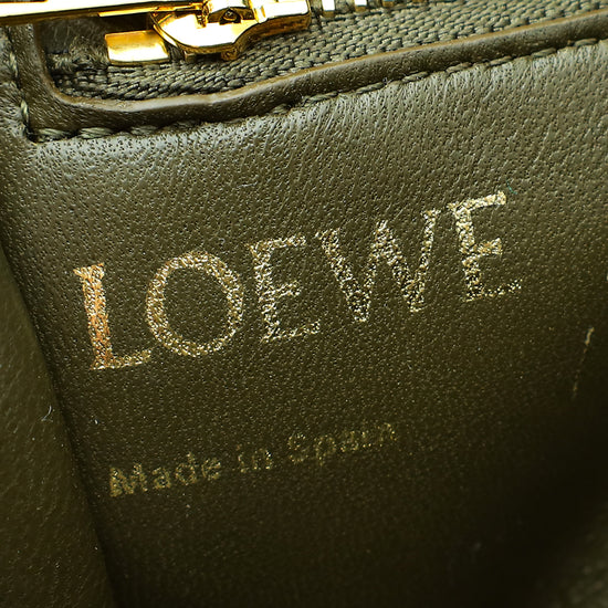 Loewe Kaki Puffer Goya Mini Padded Down Shoulder Bag