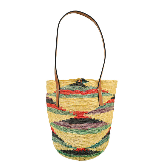 Loewe Multicolor Shigra Sisal Paula's Ibiza Tote Bag