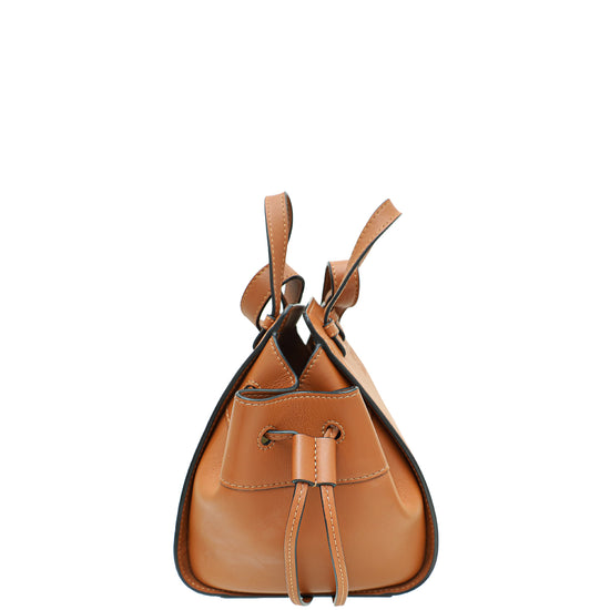 Loewe Tan Hammock Drawstring Classic Mini Bag