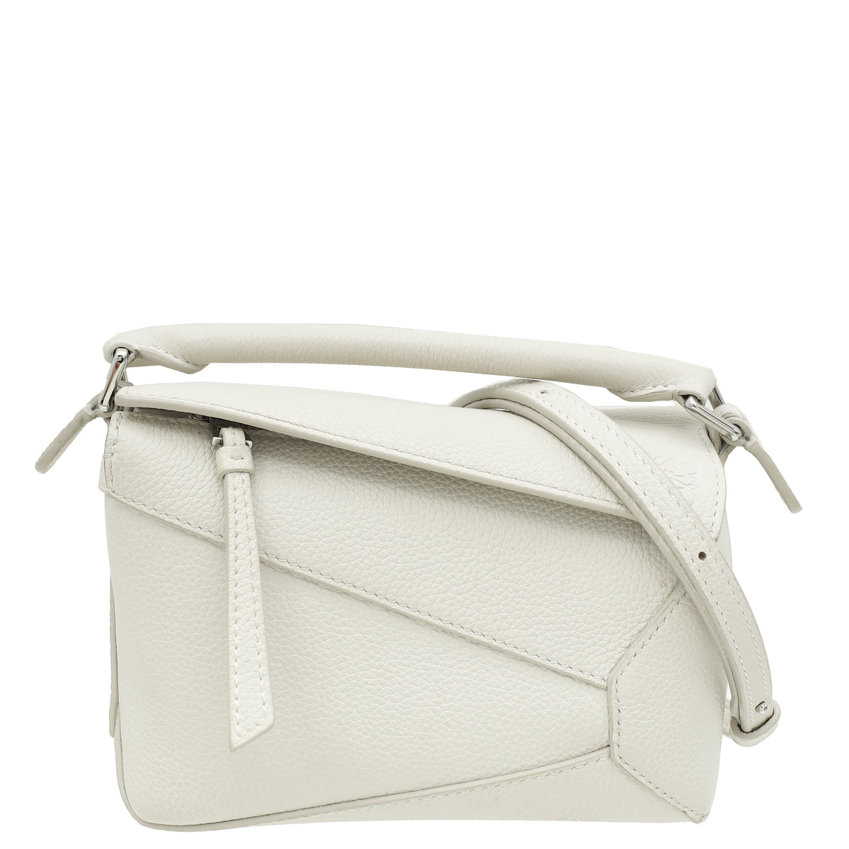 Loewe White Mini Puzzle Bag-Loewe-THE CLOSET
