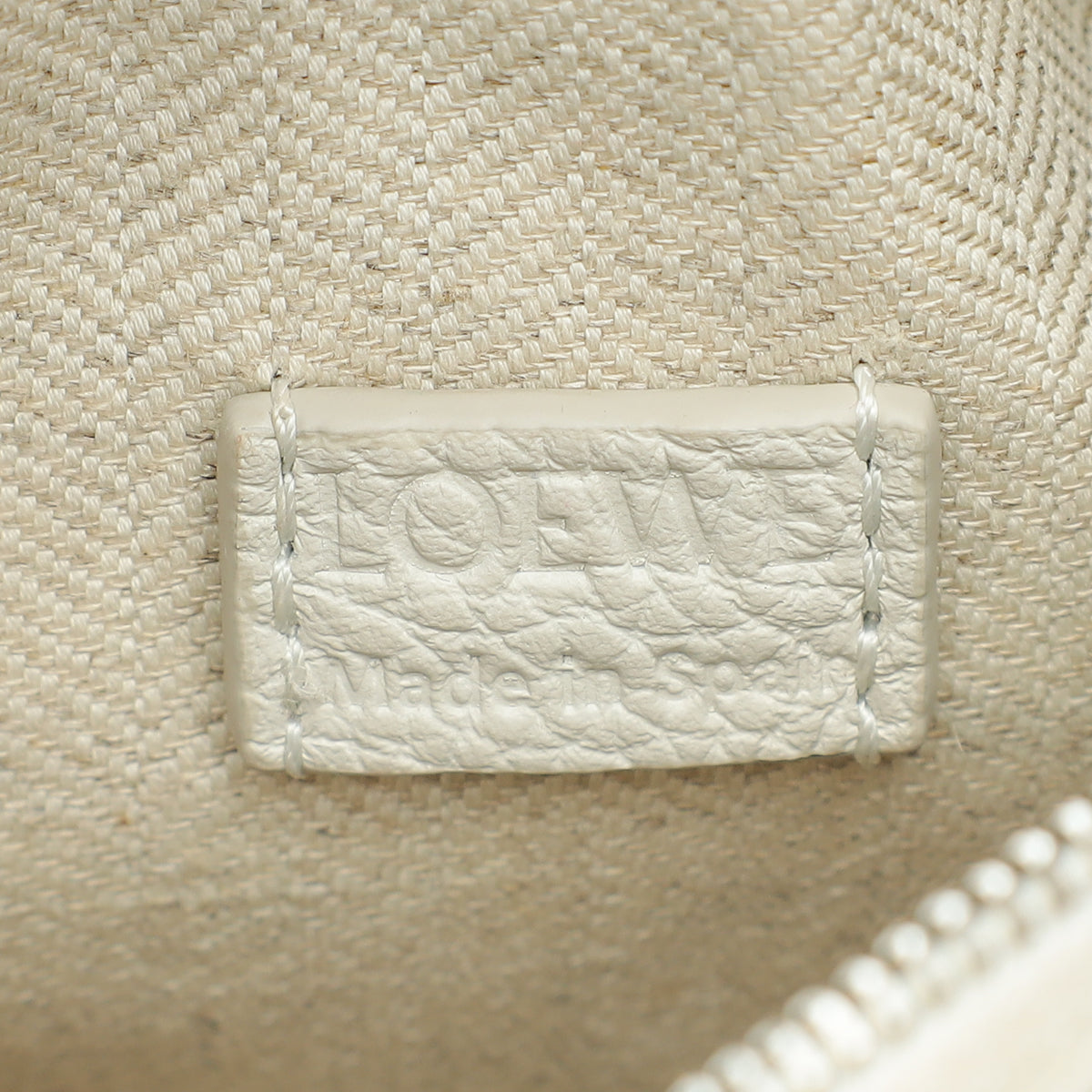 Loewe White Mini Puzzle Bag – THE CLOSET