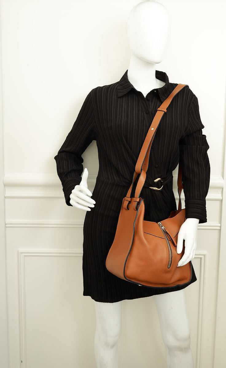 Loewe Tan Hammock Small Soft Bag-Loewe-THE CLOSET